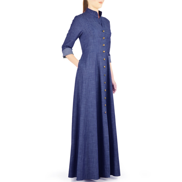 Blue-Jilbab-Denim-Abaya-Coat-Maxy-Style-Designs-2018