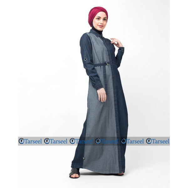 Reversible Abaya With Side Belted